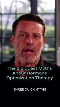TONY ROBINS if you want to optimize your life, your energy and vitality, it starts with optimizing your hormones