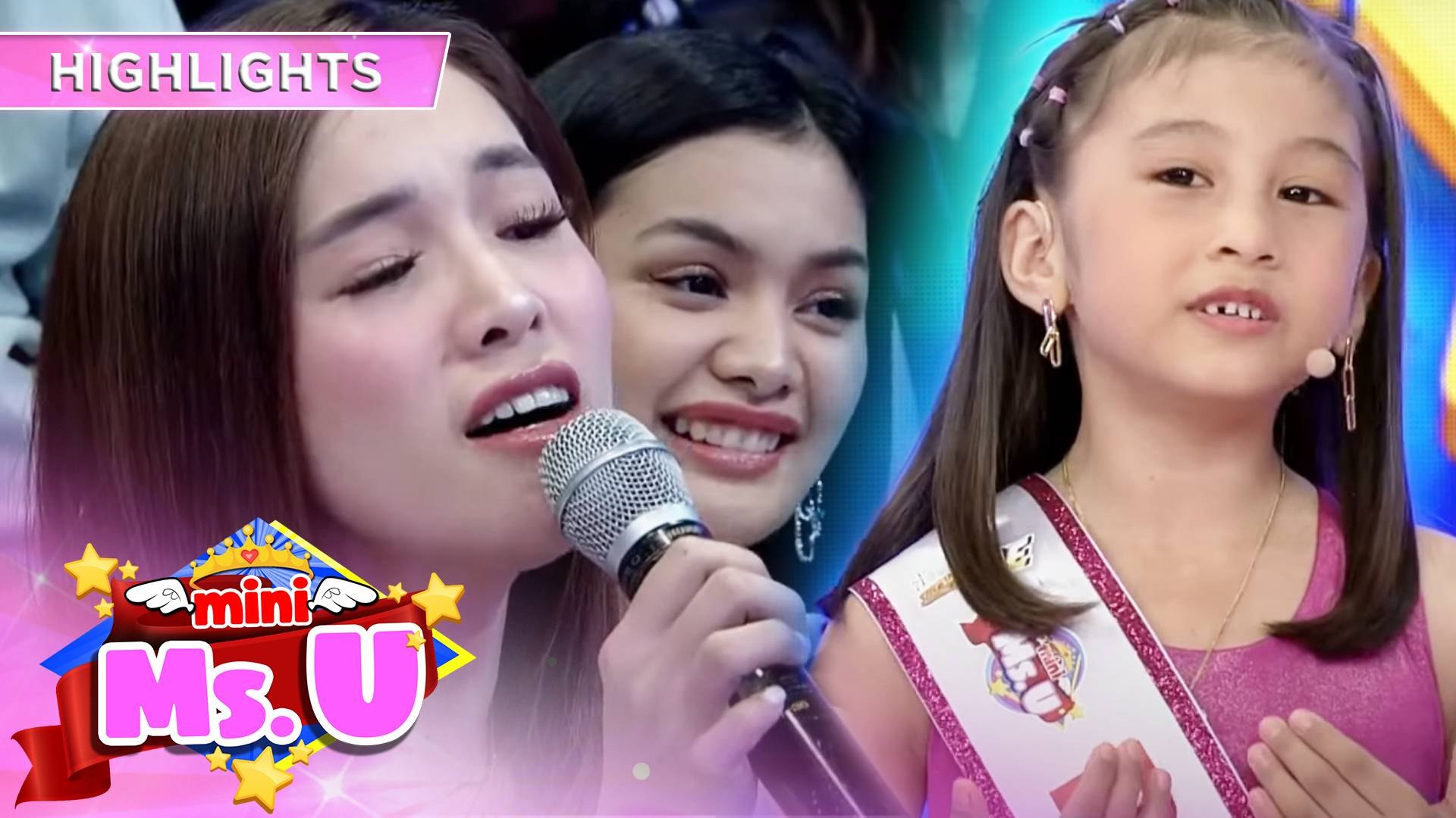 Jackie joins Mini Miss U Dhar in singing | It's Showtime Mini Miss U