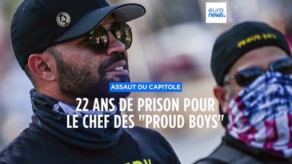 Enrique Tarrio, chef des Proud Boys, condamné à 22 ans de prison