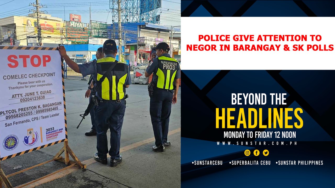 Peace and order situation sa rehiyon