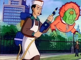 The Real Ghostbusters - 6x05 - Mean Green Teen Machine (La Pattuglia Verde)