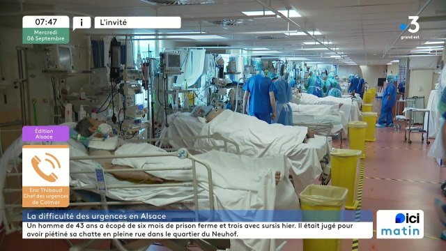 Eric Thibaud, médecin chef des urgences de Colmar et membre de SAMU Urgences de France