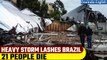 Brazil Cyclone: Intense storm, floods and landslides Kill several people in Southern Brazil