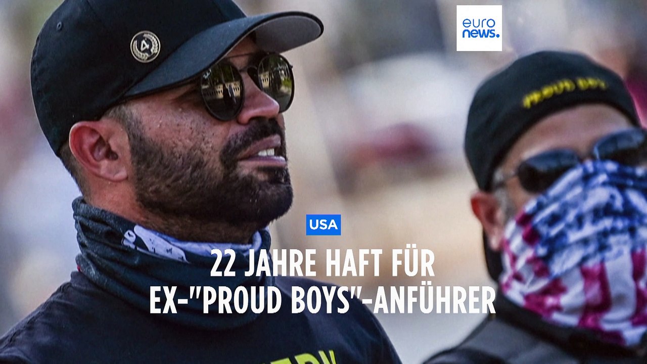 22 Jahre Haft für Ex-'Proud Boys'-Anführer