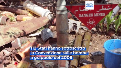 Record di vittime da bombe a grappolo nel 2022: sono 1172, soprattutto in Ucraina
