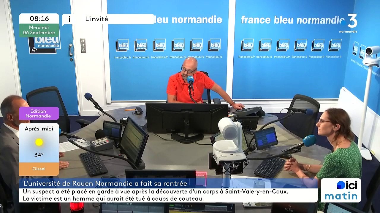 Laurent Yon, le président de l'université Rouen Normandie Eure