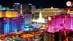 Las Vegas, Nevada, USA  in 4K ULTRA HD 60FPS at night by Drone