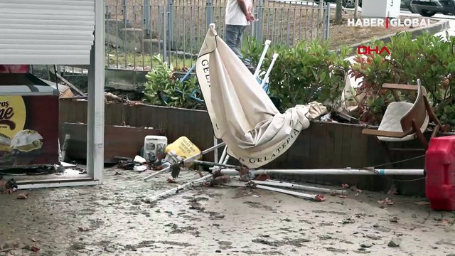 Manzara korkunç! Başakşehir Millet Kıraathanesi sel felaketi sonrası bu hale geldi!