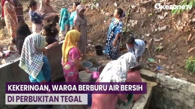 Cerita Warga Naik Turun Bukit Berburu Air Bersih di Perbukitan Tegal