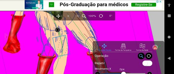 Desenhar Cam-li SNK vs Capcom no IbisPaintX Android Parte 2