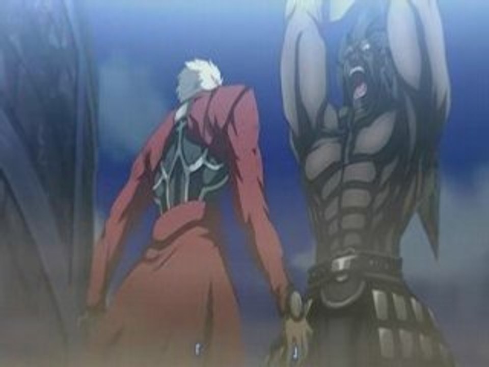 Archer vs Berserker    Fate Stay Night