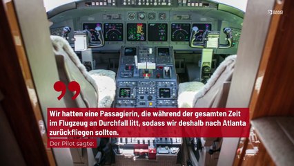 Flug umgeleitet, weil Passagier an Durchfall litt