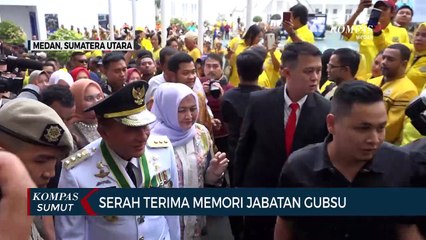 Usai Pelantikan, Penjabat Gubernur Sumut Terima Memori Jabatan