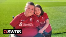 Heartwarming video captures moment disabled Liverpool fan broke down in tears during club's anthem