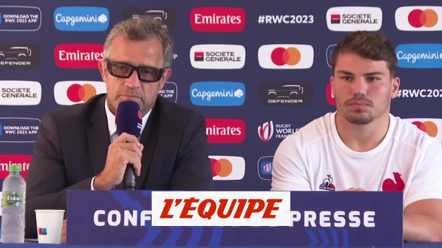 Galthié : «Ce match est une fête, une joie, un grand bonheur» - Rugby - CM 2023 - Bleus