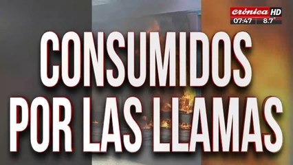 Perdieron todo en un incendio y gracias a los vecinos pudieron salir adelante