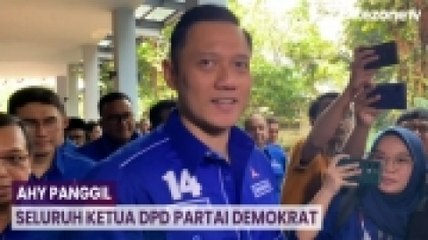 Tentukan Arah Koalisi, AHY Panggil Ketua DPD Partai Demokrat Seluruh Indonesia
