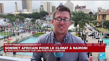 Le premier Sommet africain sur le climat adopte la "Déclaration de Nairobi"