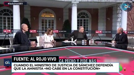 Cuando el ministro de Justicia de Sánchez defendía que la amnistía «no cabe en la Constitución»