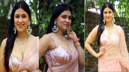 Mannara Chopra latest saree photos