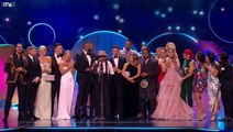 Strictly Come Dancing stars pay tribute to Amy Dowden as she joins them on stage to collect National Television Award