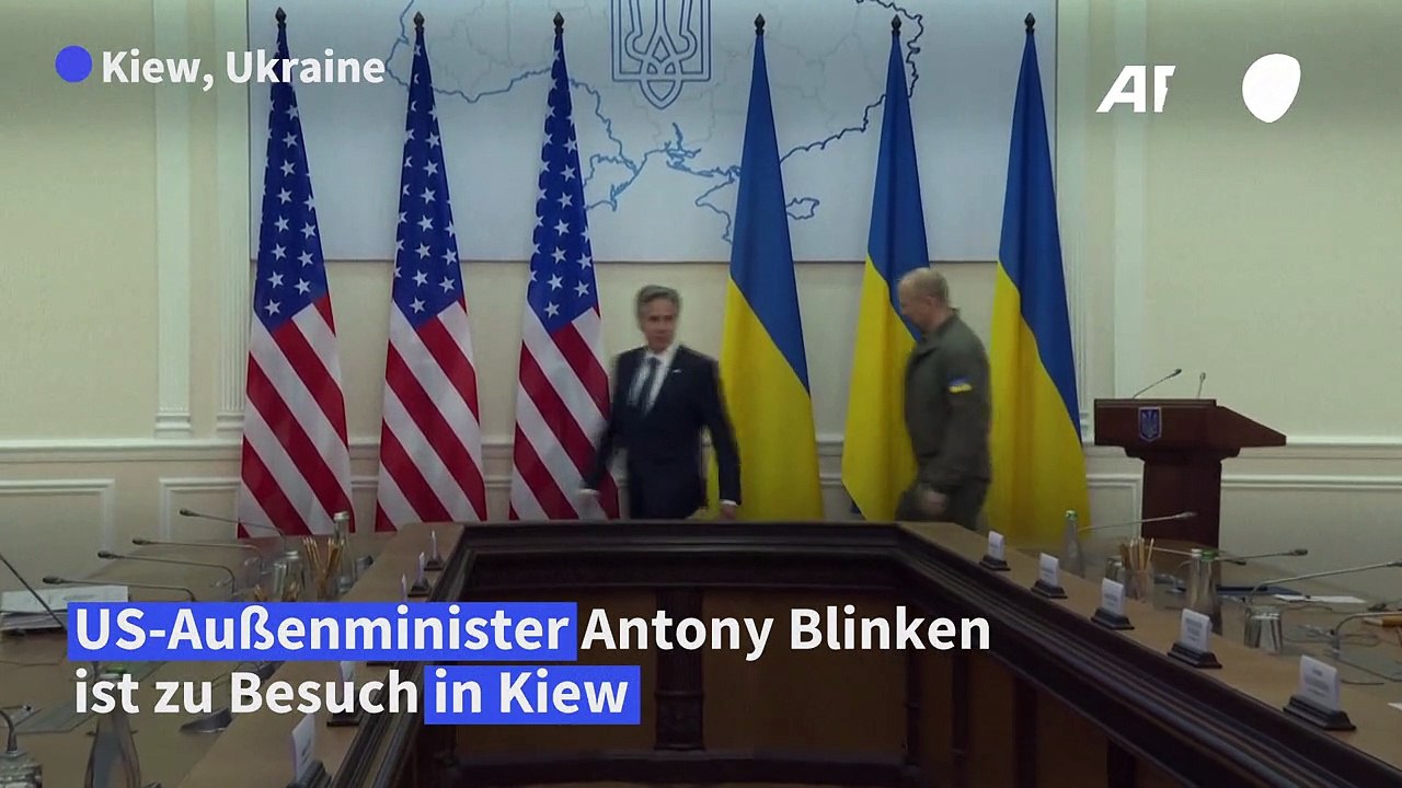 US-Außenminister Blinken zu Besuch in Kiew