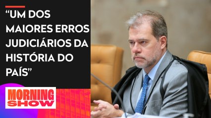 Toffoli declara imprestáveis provas da leniência da Odebrecht contra Lula e cobra punição