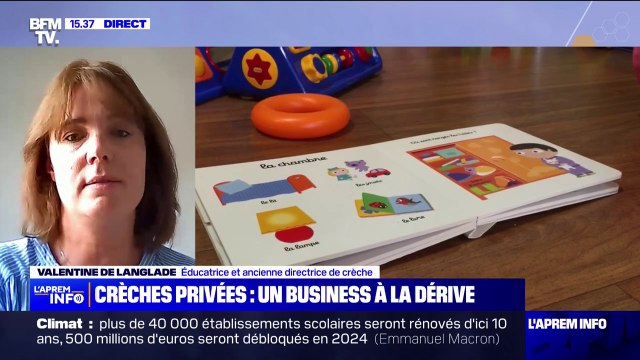 Valentine de Langlade, ancienne directrice de crèche: Il ne faut pas considérer le personnel comme de la marchandise