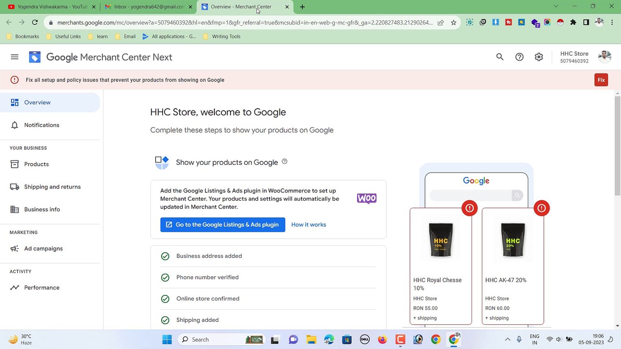 How to use older version of Google merchant center