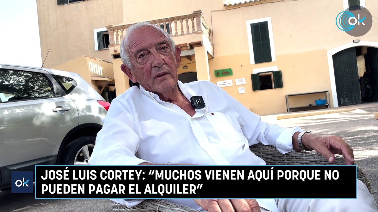 José Luis Cortey: "Muchos vienen aquí porque no pueden pagar el alquiler"