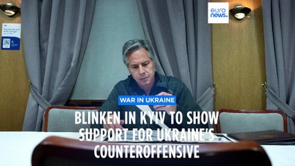 Ukraine war: Danish PM Fredriksson and US Secretary of State Blinken visit Kyiv