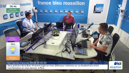 Nefiach DJ Académie sur France Bleu Roussillon