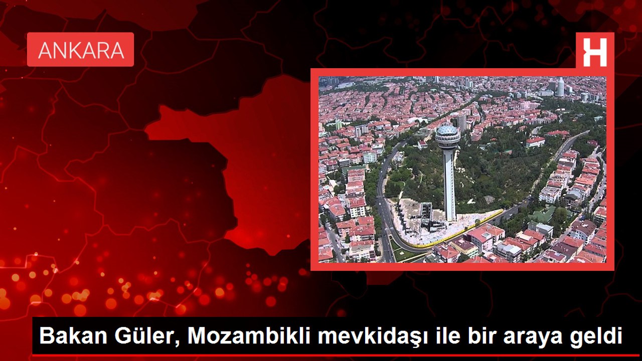 Milli Savunma Bakanı Yaşar Güler, Mozambik Savunma Bakanı Artur Chume ile bir araya geldi