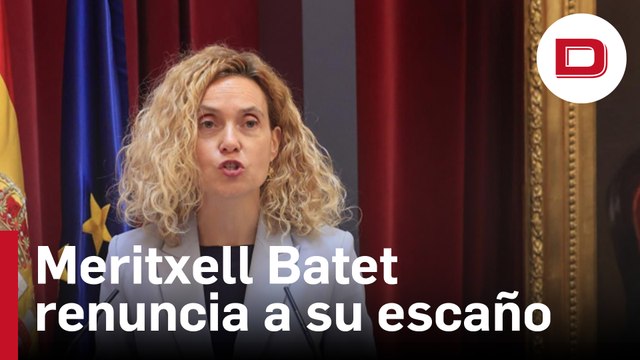 Meritxell Batet renuncia a su escaño y deja la política recién arrancada la legislatura