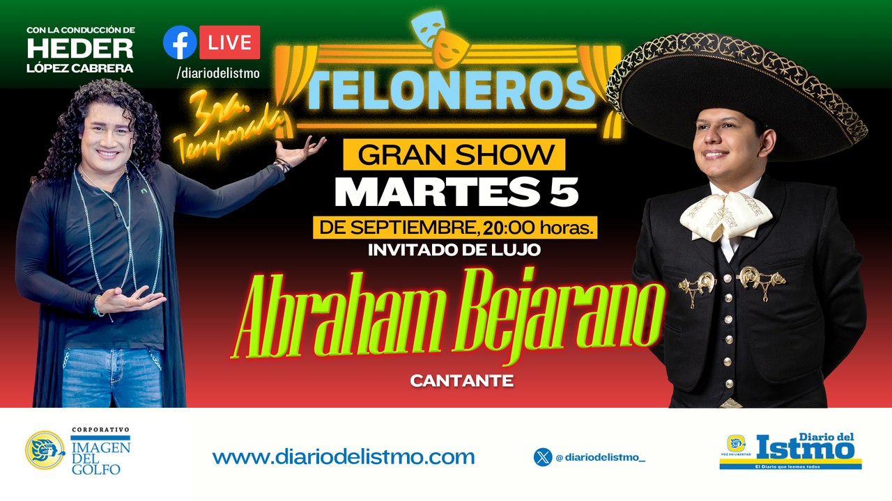 3er temporada 12vo Programa #Teloneros   Invitado : Abraham Bejarano "Cantante"  Con: Heder López