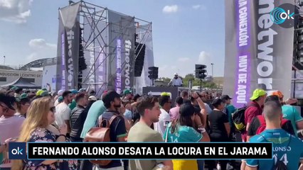 Fernando Alonso desata la locura en el Jarama