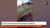 Falleció un motociclista en un accidente en Andresito