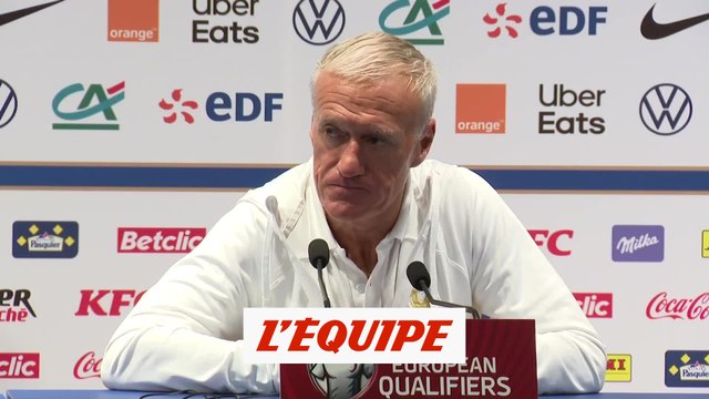 Deschamps avant l'Irlande : « Il faudra montrer plus de présence » - Foot - Qualif. Euro - Bleus