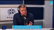 Melconian se emocionó al hablar de los que buscan una oportunidad en otro país