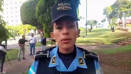DECLARACIONES: YAMILETH VILLALOBOS se la Policia Nacional de Honduras
