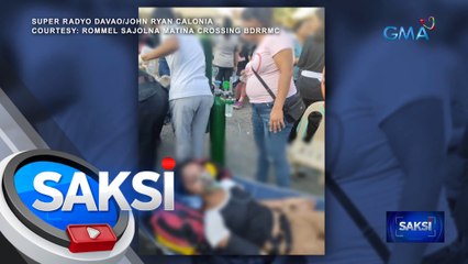 Nasa 50 high school student, nahimatay kasunod ng magnitude 4.8 na lindol sa Davao City | Saksi