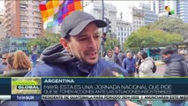 Trabajadores argentinos denuncian ajustes que profundizan la desigualdad