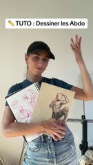 ✏️ TUTO : Dessiner les abdo