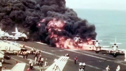 Seconds From Disaster Aircraft Carrier Explosion