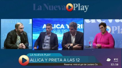 Guillermo Sierra y Daniela Rodríguez en Allica y Prieta a las 12