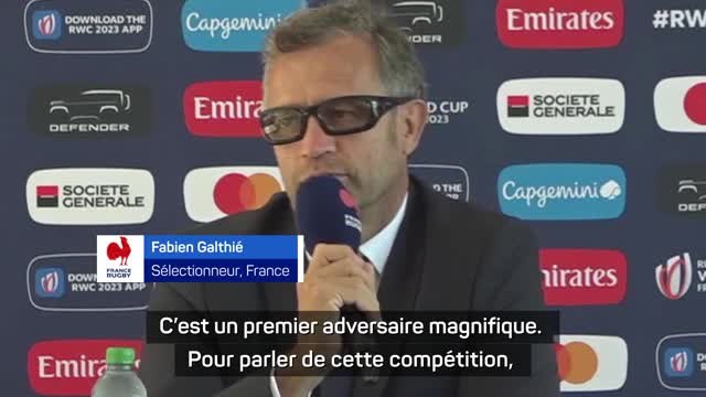 Bleus - Galthié : Pour nous, ce match est une fête