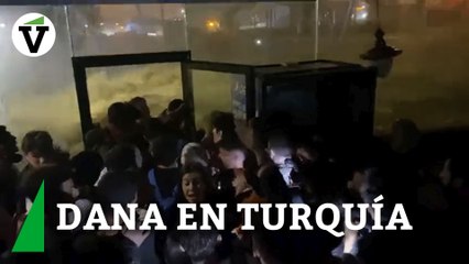 Así se han vivido los efectos de la DANA desde el interior de la Biblioteca Nacional de Estambul