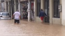 Grecia anegada por las lluvias torrenciales de la potente borrasca Daniel