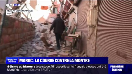 Séisme au Maroc: près de l'épicentre, la course contre la montre pour retrouver les disparus