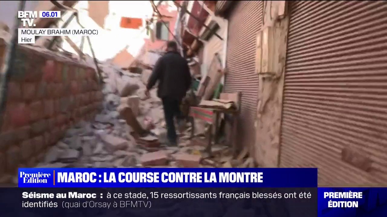 Séisme au Maroc: près de l'épicentre, la course contre la montre pour retrouver les disparus